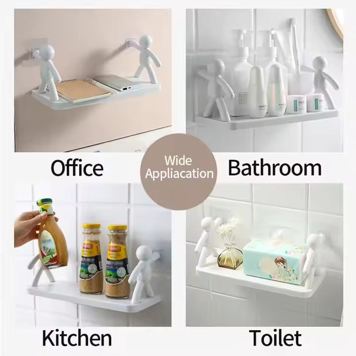 Wall Hanging Bathroom Shelf Storage Rack