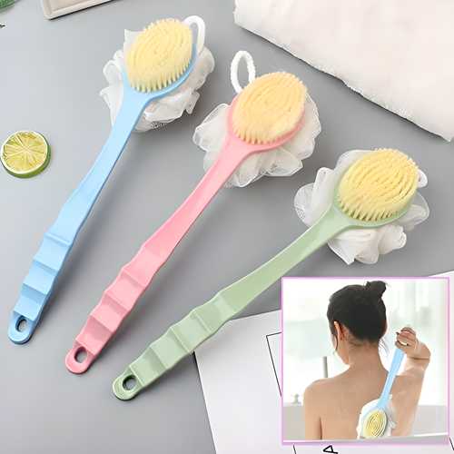 Arcreactor Zone 2 IN 1 loofah with handle, Bath Brush, back scrubber, Bath Brush