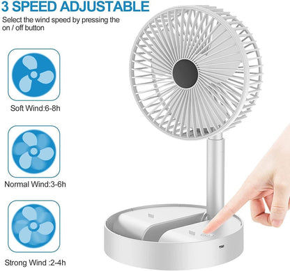 Powerful Rechargeable High Speed Fan
